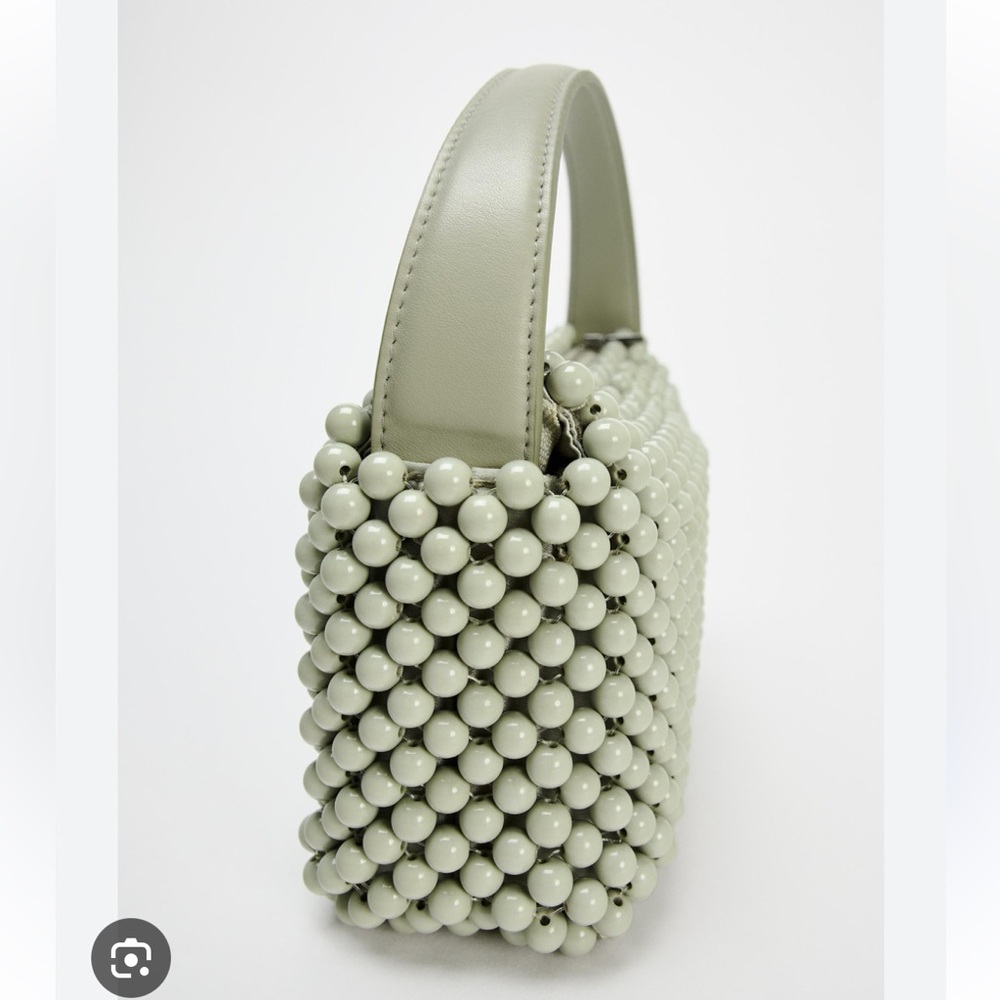 ZARA ZARA BEADED SHOULDER BAG - Picture 9 of 10